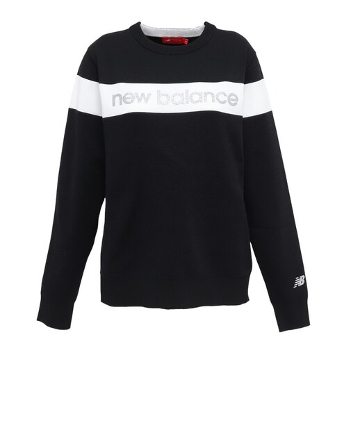 ニューバランス（new balance）ゴルフウェア 長袖クルーネック ニット プルオーバー 012-6270501-010