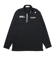 ルコックスポルティフ(lecoqsportif)ゴルフウェア 吸汗速乾 マーキングデザイン 長袖ポロシャツ LG6FLS00M BK00