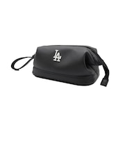 エムエルビー(MLB)ゴルフ ドジャース シボ生地 ポーチ LA-PCH29/BKxWH