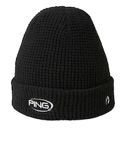 ピン(PING)帽子 HW-N2606 カラーコード ビーニー BK 39344