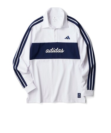 アディダス（adidas）ゴルフウェア カラーブロック 長袖シャツ OHU76-KM7636