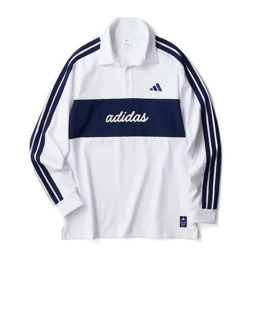 アディダス（adidas）ゴルフウェア カラーブロック 長袖シャツ OHU76-KM7636