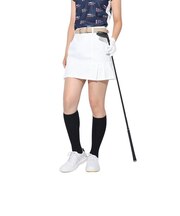 クランク（CLUNK）ゴルフウェア インナーパンツ付き 撥水 サイドプリーツスカート CL5RUP11 WHT