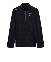 オークリー(OAKLEY)ゴルフウェア SKULL EMBOSSED 長袖モックシャツ 2.0 FOA409422-021