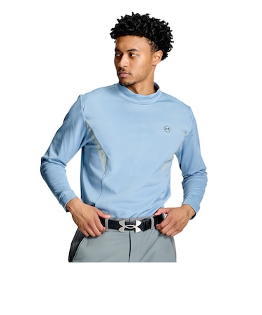 アンダーアーマー（UNDER ARMOUR）ゴルフウェア ドライブ COLDGEAR PRO 長袖 モックネック シャツ 6016708 448