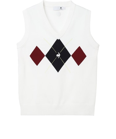 ルコックスポルティフ（lecoqsportif）ゴルフウェア ニットベスト LG6FVE50L WH00