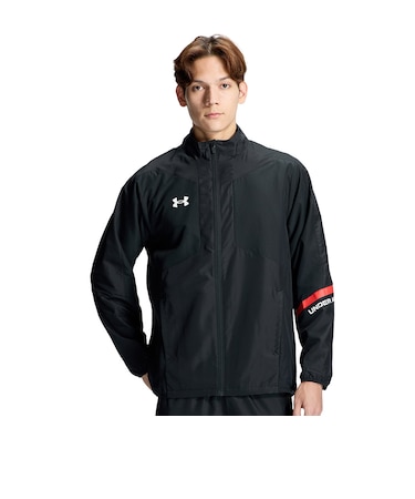 アンダーアーマー（UNDER ARMOUR）ゴルフウェア ブラッシュド トリコットウーブン ジャケット 6016751 001