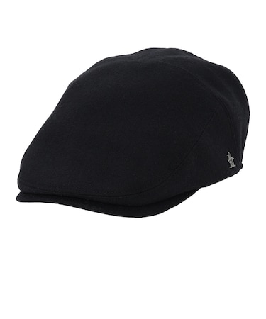 マンシングウエア（MUNSINGWEAR）帽子 ウールコンハンチング MG6FCP80M BK00