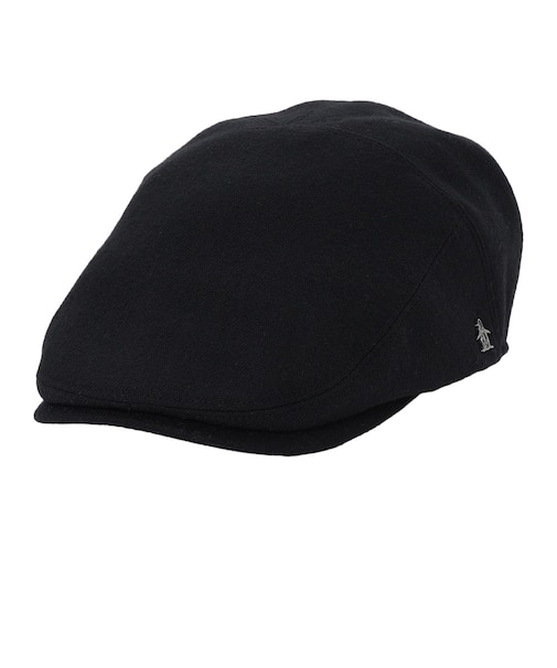 マンシングウエア（MUNSINGWEAR）帽子 ウールコンハンチング MG6FCP80M BK00