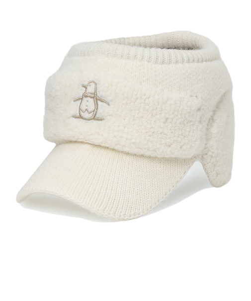 マンシングウエア（MUNSINGWEAR）帽子 ニットバイザー MG6FCP51L WH00