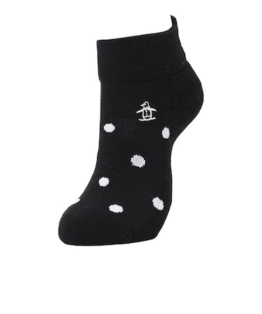 マンシングウエア（MUNSINGWEAR）ショート丈 立体ペンギンソックス MG6FSO01L BK00