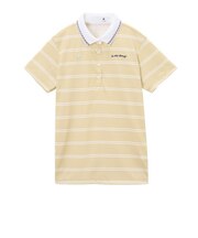 ルコックスポルティフ(lecoqsportif)ゴルフウェア 吸汗速乾 ボーダー 半袖シャツ LG6SHS00L BG00