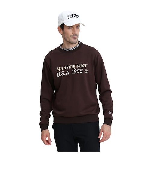 マンシングウエア（MUNSINGWEAR）ゴルフウェア ダンボールクルーカットソー MG6FSW31M BW00