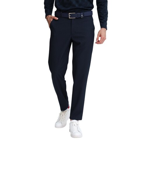 マンシングウエア（MUNSINGWEAR）ゴルフウェア ストレッチ千鳥チェック柄ウエストゴムパンツ MG6FLP41M NV00