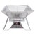 ロゴス（LOGOS）theピラミッドTAKIBI M 81064163 焚き火台 調理 アウトドア キャンプ BBQ バーベキュー 簡単組立 コンパクト ゴトク