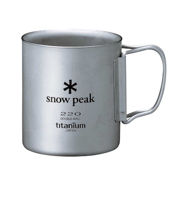 スノーピーク（snow peak）カップ マグカップ キャンプ チタンダブルマグ 220m Titanium Double Wall Cup 220 Fold…