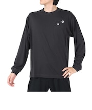 ジャックウルフスキン(JackWolfskin)長袖Tシャツ ロンT JP PAW IN ポケット長袖Tシャツ 5030821-6350 チャコールグレー 速乾