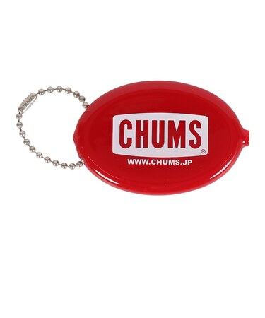 チャムス（CHUMS）コインケース チャムスロゴクイコインウィズ ボールチェーン CH61-1150-R001 レッド