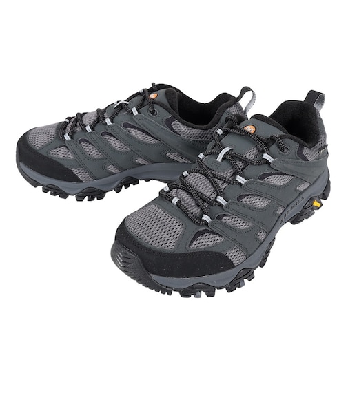 メレル(MERRELL)ゴアテックス トレッキングシューズ ローカット 登山靴 モアブ3 SYNTHETIC ワイドワイズ 500243W グラニット ビブラ…