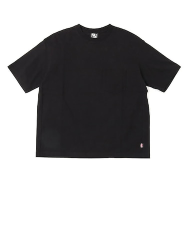 チャムス（CHUMS）半袖Tシャツ ヘビーウエイトポケットTシャツ CH01-2272-K001 ブラック オーバーサイズ 厚地