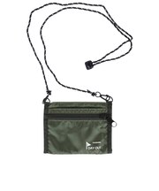パスケース 小物ケース TsURUSO 2way ネックエチケットホルダー DO022-KHAKI カーキ