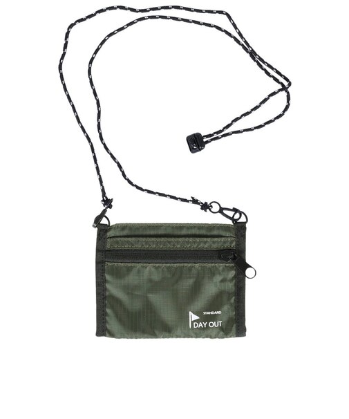 パスケース 小物ケース TsURUSO 2way ネックエチケットホルダー DO022-KHAKI カーキ
