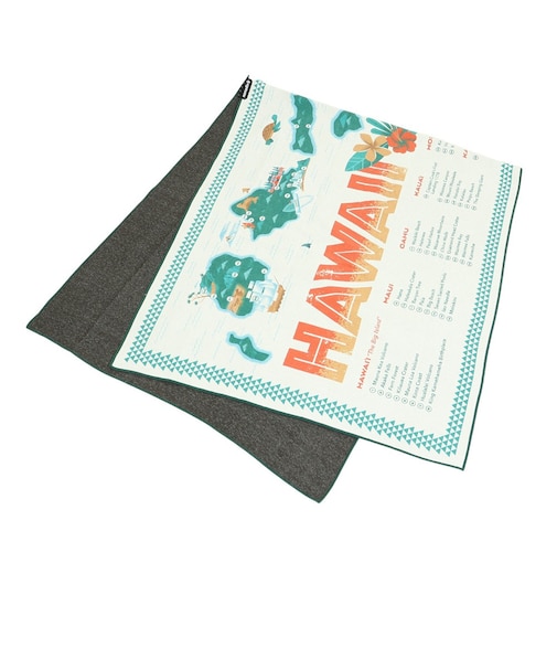 タオル 大判 ヨガ ビーチ アウトドア HAWAII MAP TOWEL 1700010134222
