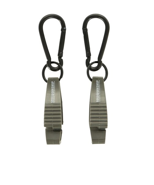 フィフティフィフティワークショップ（5050WORKSHOP）カラビナ クリップ アウトドア キャンプ オリーブ CARABINER CLIP 0255WS4…