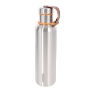 保温 保冷ボトル L 14007 シルバー×オレンジ 750ml