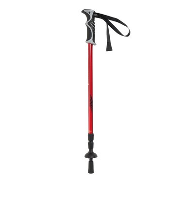 キザキ（KIZAKI）トレッキングポール 3段ステッキ 120 KTBC-X120I RED レッド ストック 登山