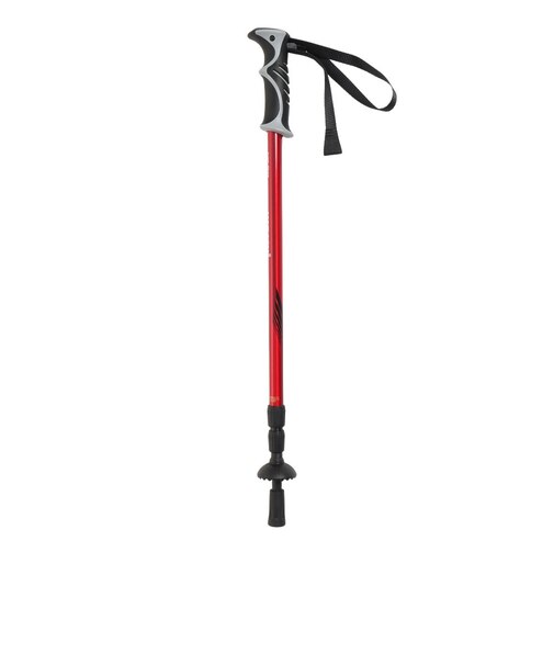 キザキ（KIZAKI）トレッキングポール 3段ステッキ 120 KTBC-X120I RED レッド ストック 登山