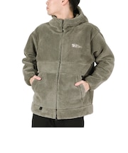 ジャックウルフスキン(JackWolfskin)アウター フリースジャケット JP SHERPA 3L フルジップフーディー 5032641-4550 カーキ