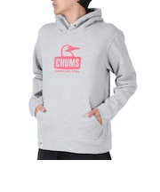 チャムス(CHUMS)スウェット パーカー ブービーフェイス プルオーバー CH00-1419-G045 チャコールグレー 裏起毛 綿100