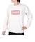チャムス（CHUMS）スウェット トレーナー チャムス ロゴ クルートップ CH00-1416-W096 アイボリー 裏起毛 綿100
