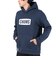 チャムス（CHUMS）スウェット パーカー チャムス ロゴ プルオーバー CH00-1418-N082 ネイビー×ホワイト 裏起毛 綿100