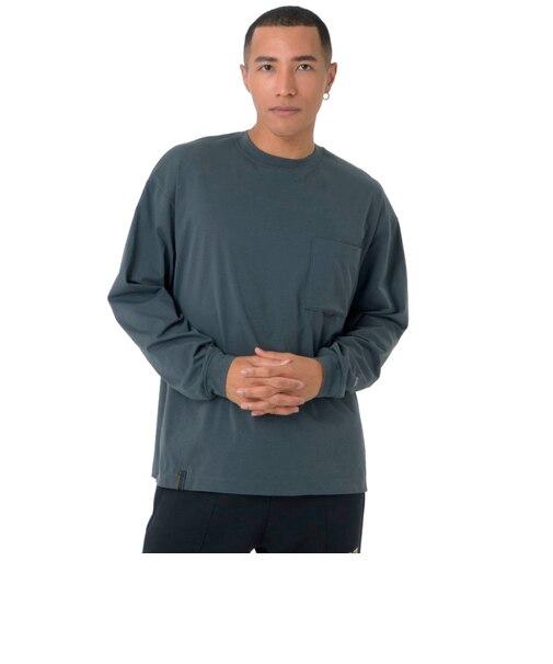 ニューバランス（new balance）長袖Tシャツ ラッシュガード MT1996 ロングTシャツ AMT45018 ACK ブラック 吸汗速乾 透けにくい