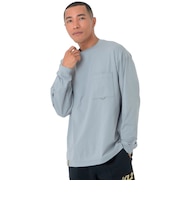 ニューバランス(new balance)長袖Tシャツ ラッシュガード MT1996 ロングTシャツ AMT45018 YST グレー 吸汗速乾 透けにくい