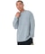ニューバランス（new balance）長袖Tシャツ ラッシュガード MT1996 ロングTシャツ AMT45018 YST グレー 吸汗速乾 透けにくい