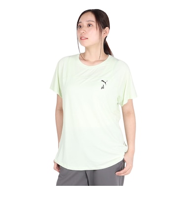 プーマ（PUMA）接触冷感 軽量 半袖シャツ W SS クール セル トライル ティー 524912 35 ホワイト