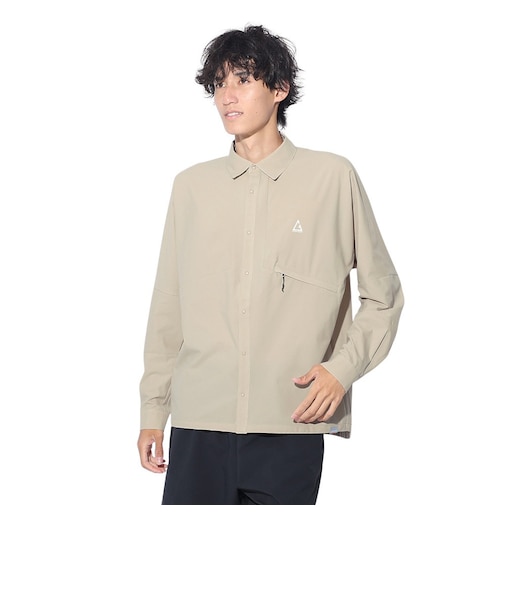 撥水 4Way ストレッチ 長袖シャツ ベルクシャツ RE24SHY5610012 SBEG