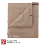 コールマン(Coleman)シュラフ 寝袋 封筒型 キャンプ ファミリー2 IN 1 C5 2185659 快適温度5℃以上