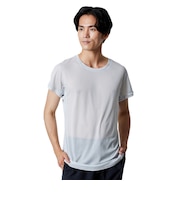 ミズノ(MIZUNO)カルエアー 半袖アンダーシャツ インナー クルーネック C2JAB11104 シルバー