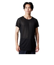 ミズノ（MIZUNO）カルエアー 半袖アンダーシャツ インナー クルーネック C2JAB11109 ブラック 速乾