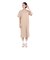 ホールアース（Whole Earth）速乾 ストレッチ トレッキングウェア ワンピース Tシャツドレス WE2RDZ24 BEG