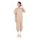 ホールアース（Whole Earth）速乾 ストレッチ トレッキングウェア ワンピース Tシャツドレス WE2RDZ24 BEG