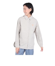 クリフメイヤー（KRIFF MAYER）長袖シャツ ヘムラウンド オーバー シャツ 2344402LX:20:BEIGE ベージュ 速乾 静電ケア