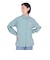 クリフメイヤー（KRIFF MAYER）長袖シャツ ヘムラウンド オーバー シャツ 2344402LX:60:SAGE-GREEN グリーン 速乾 静電ケア