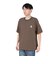 クリフメイヤー（KRIFF MAYER）チルタイムマルチボーダー半袖Tシャツ 2343100-29:BROWN
