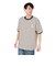 クリフメイヤー（KRIFF MAYER）チルタイムマルチボーダー半袖Tシャツ 2343100-9:NATURAL