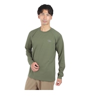 ポールワーズ(POLEWARDS)長袖Tシャツ ロンT DRY COMFORT PW2RJB02 OLV オリーブ ストレッチ 吸汗速乾 軽量